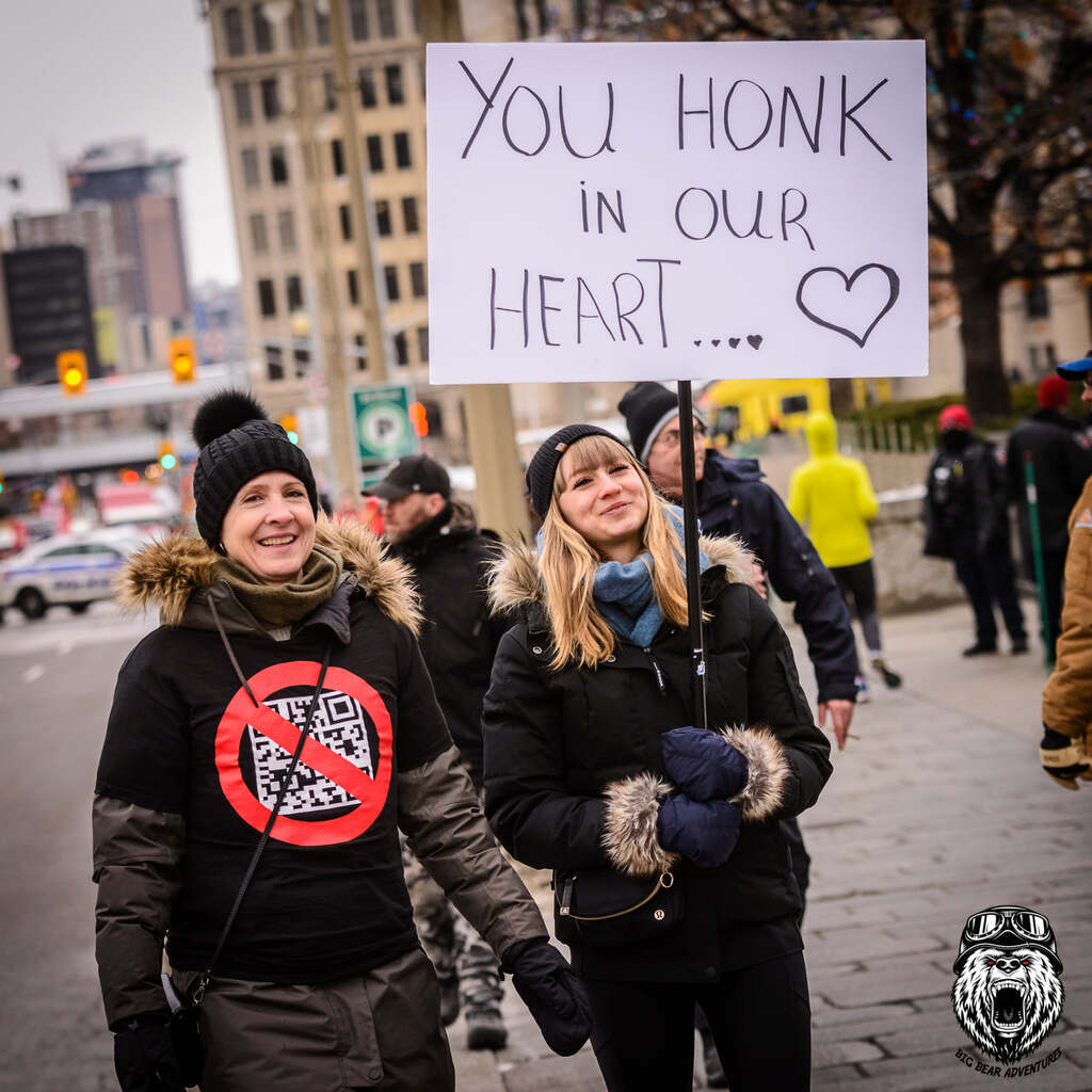 You honk in our heart