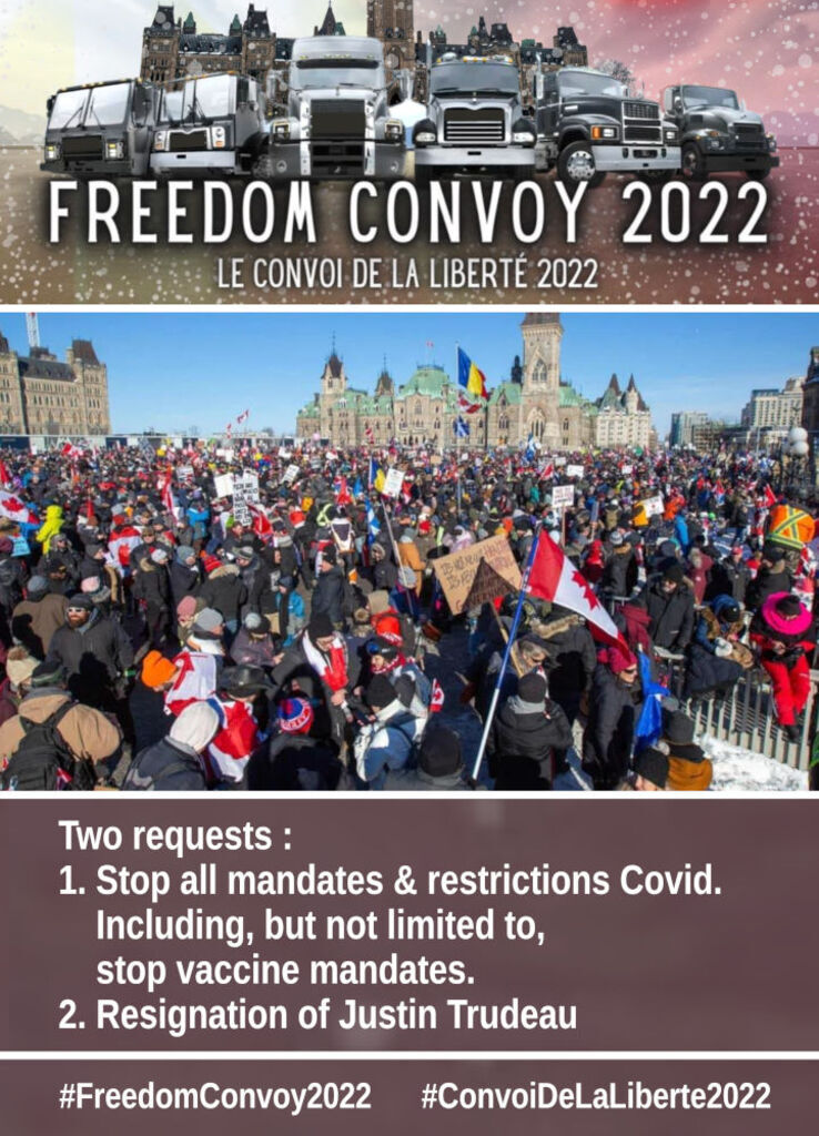 Freedom Convoy 2 requests