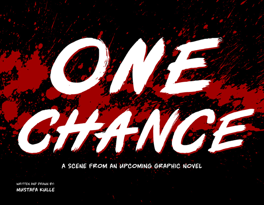 AI caption: one chance a series from an upcoming graphic novel, black and white