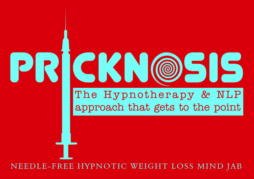 AI caption: the logo for pricknosis the hypnotherapist and nfp, graphic design