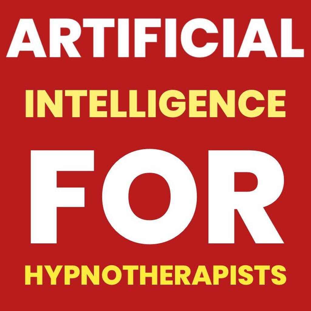 AI caption: artificial intelligence for hypnotherapists, ad