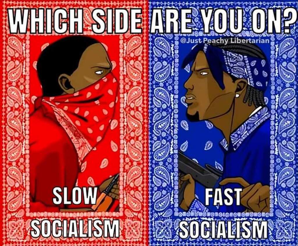 AI caption: two posters with the words slow fast socialism, graphic design