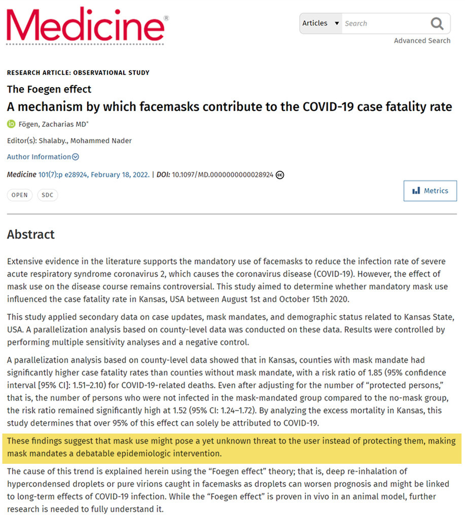 AI caption: a medical article with the title covid-19 facility rate, text