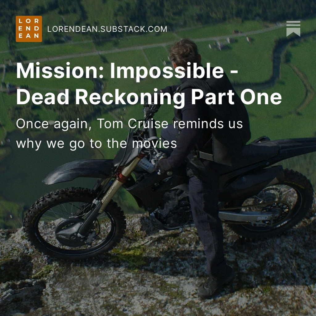 AI caption: mission impossible - dead reckoning part one, graphic