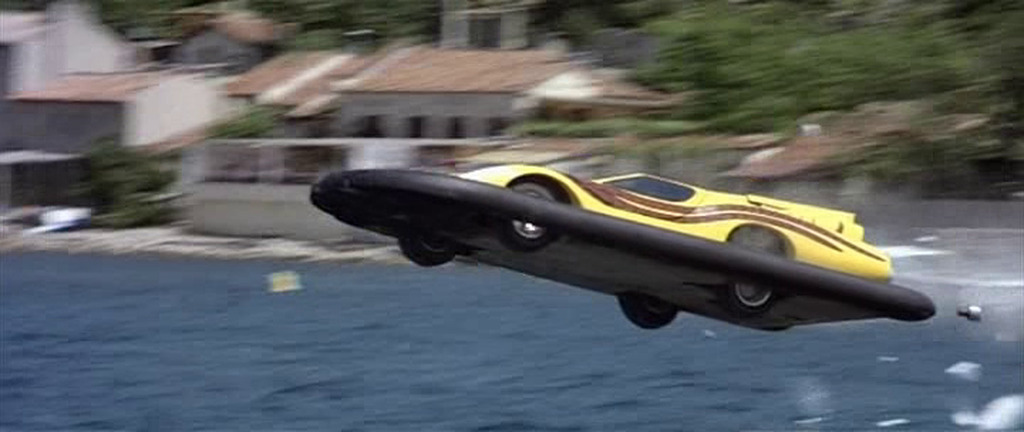 And the Knight Rider precursor car turns into a hydrofoil.  You're full of surprises Woody.