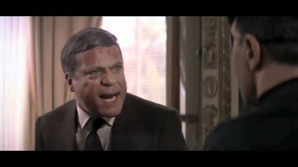 Someone's got Sour grapes about getting outfoxed . Oliver Reed is havinga  ball in this.