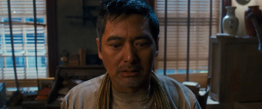 Chow Yun-Fat plays the part of Roshi.